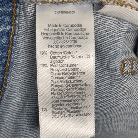 Madewell The Perfect Vintage Jean Denman Wash Size 26 Straight Leg Distressed - Picture 11 of 15